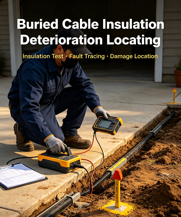 Buried Cable Insulation Deterioration Locating
