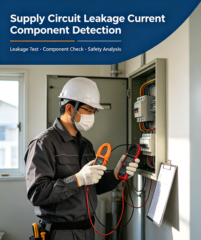 Supply Circuit Leakage Current Component Detection