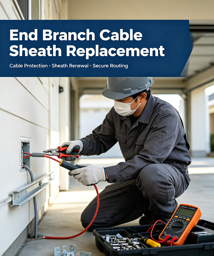 End Branch Cable Sheath Replacement