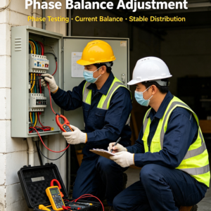 Parallel Power System Phase Balance Adjustment