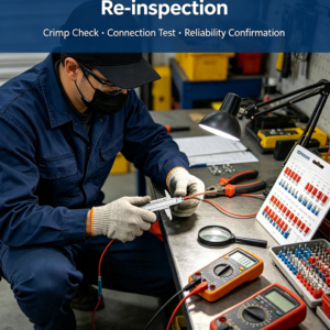 Wire Connector Crimp Quality Re-inspection