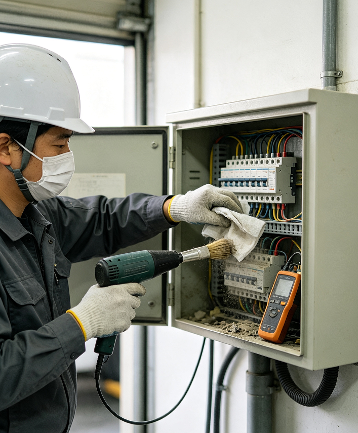 Terminal Equipment Wiring Compartment Cleaning and Maintenance - Image 2