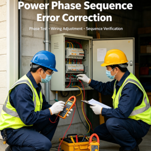 Power Phase Sequence Error Correction