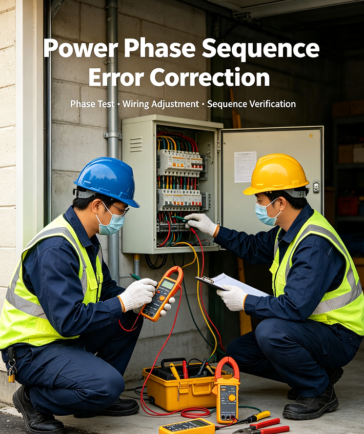 Power Phase Sequence Error Correction