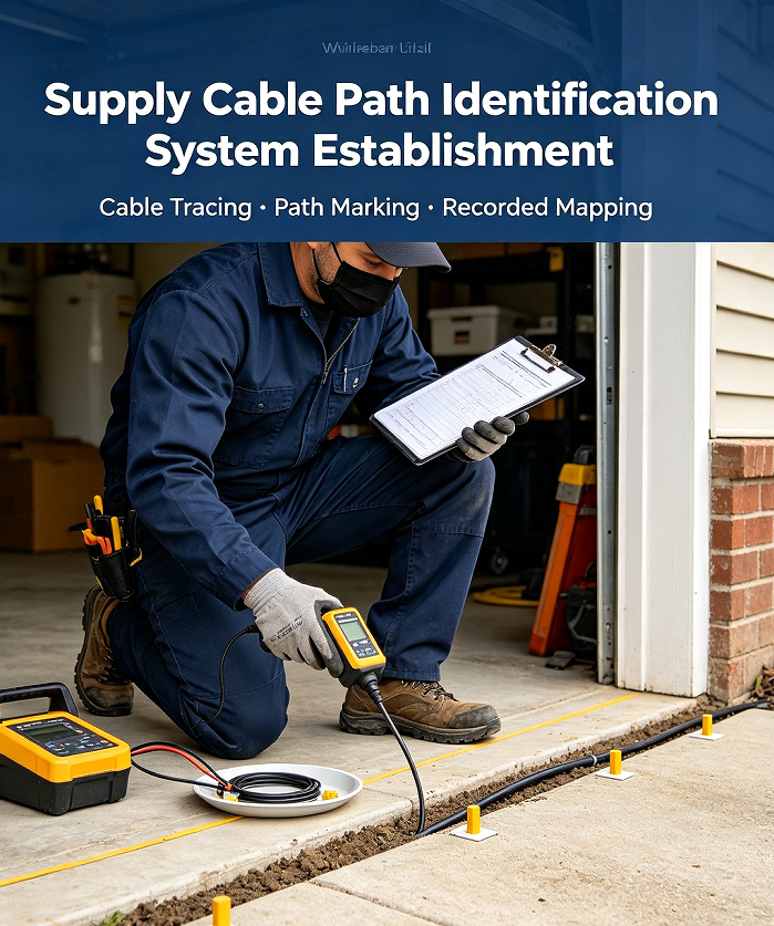 Supply Cable Path Identification System Establishment