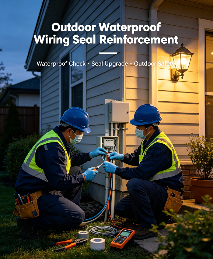 Outdoor Waterproof Wiring Seal Reinforcement