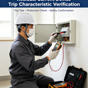 Residual Current Device Trip Characteristic Verification