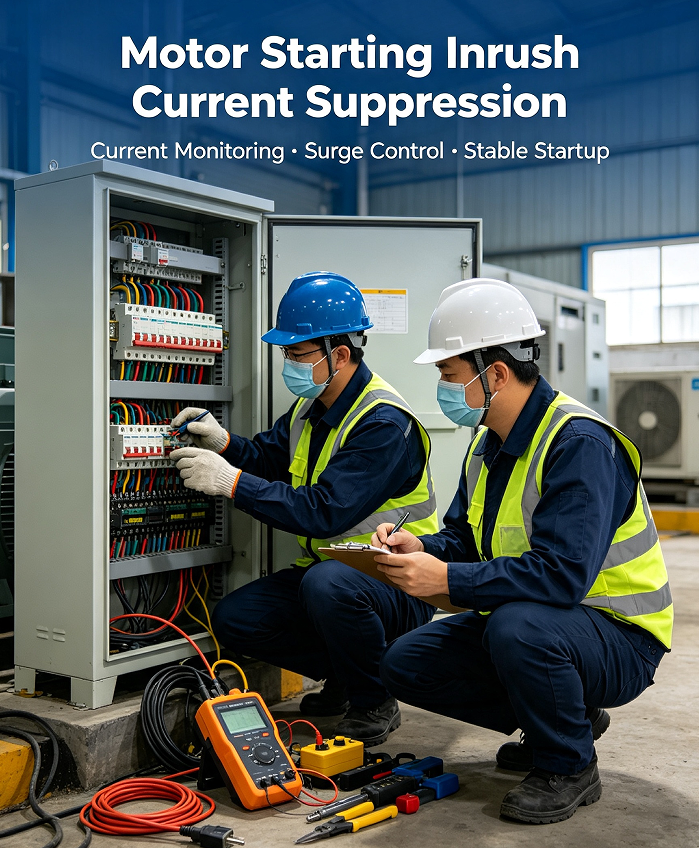 Motor Starting Inrush Current Suppression